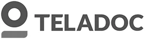 teladoc Black and White Logo